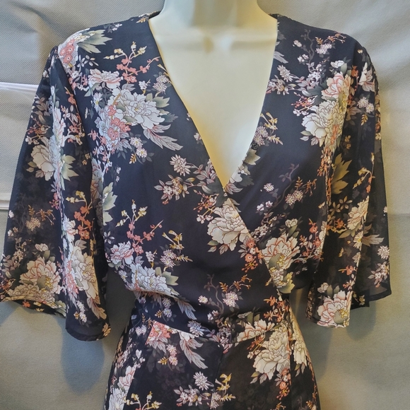 Atmosphere Floral Jumpsuit Romper - Picture 6 of 11